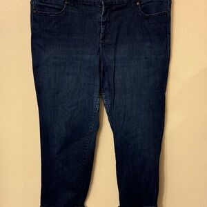 Talbots Dark Blue Ankle Jeans